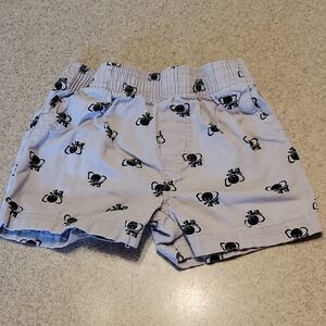 Elephant Print Kids Shorts